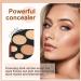 Litinliv Concealer Palette 10 Color Professional Makeup Concealer Palette Concealer Concealer Cream Texture Contouring Makeup for Professional and Daily Use - Buy Online on GoSupps.com