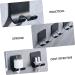 Osaladi 4-Piece Wall Bracket Hooks - Space Aluminum Razor Holder & Clothes Rack - DIY Bathroom & Cabinet Storage Solution - Buy Online on GoSupps.com