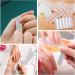 JSRQT 100 Mini Nail Files Double Sided Nail File Set Emery Board for Women Girls Acrylic Mini Nail Files Bulk Nail Buffer Professional Nail Files 180/240 Grit Manicure Tool (Silver) - Buy Online on GoSupps.com