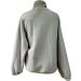 Hanxiulin Women's Fleece Jacket - Plush Cuddly Warm Winter Trench Coat - Reversible Lightweight Gray - Perfect for Outdoor Transition - Buy Online on GoSupps.com