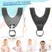 Adjustable Baby Bottle Holder - 2 Pcs Car Seat Feeding Sling with Loop and Hook Tape (Grey/Green Cute Style) - Buy Online on GoSupps.com