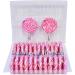 Cotton Candy Premium Sweet Whirls Lollipops 24 count 60 Grams & 3.25" diameter per piece - Buy Online on GoSupps.com