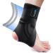 Ankle Brace for Women Men Adjustable Ankle Support Brace for Sprained Ankle Injury Recovery with Detachable Metal Springs Support Ankle Stabilizer for Running Basketball Volleyball Medium