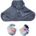 Topyond Electric Heating Pillows for Neck & Shoulders - Dark Gray 6 Heat Levels Remote Control Timer EU 220V - Buy Online on GoSupps.com