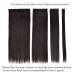 Double Weft Remy Human Hair Clip In Extensions 12 Inch #1B Natural Black - 70g 7pcs Silky Straight - Pack of 7 - Shop Now! - Buy Online on GoSupps.com