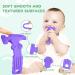 TYRY.HU BPA Free Silicone Teething Toys - Baby Toothbrush Teether Chew Toy Set for Newborns - 4pcs (C) - Buy Online on GoSupps.com