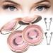 Bellaire Magnetic Lashes with Applicator Bellaire Bella Magnetic Eyelashes Natural Look Lumentes 3D Reusable Magnetic Eyelashes No Glue or Liner Needed (Natural+Thick)