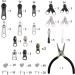 255 Pcs Zipper Repair Kit with Pliers Tool - Replacement & Extension Pulls for Clothing, Jackets, Purses, Backpacks - Ideal for Tents, Sleeping Bags - Buy Online on GoSupps.com