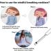 Breathing Necklace - Mindfulness & Relaxation Accessory for Stress Relief | Stainless Steel Chain Gift for Men & Women - Buy Online on GoSupps.com