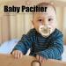 Soft Silicone Bling Baby Pacifier for 6-18 Months | Anti Static Newborn Pacifier for Home - White - Buy Online on GoSupps.com