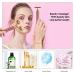 NUOMAN 2 in 1 Electric Face Massager Roller - Rose Golden 3D Roller and T Shape Facial Kit - Buy Online on GoSupps.com