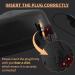 iKeener Casque de Croissance des Cheveux 120pcs Double Longueur D'onde Casque LED Th rapie la Lumi re Rouge pour les Cheveux pour Femmes et Hommes 5 Niveaux de Luminosit et 2 Modes de Pulsation Noir - Buy Online on GoSupps.com