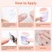 Mini UV LED Nail Lamp - Portable Nail Dryer for Gel Nails | Quick Drying Art Tools - Travel/Home DIY (Pink) - Buy Online on GoSupps.com