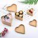 WANDIC Mini Heart-Shaped Kraft Paper Mache Boxes - Set of 3 | Ideal for Accessories, Cosmetics, Jewelry, and Gifts - Buy Online on GoSupps.com