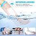 BESUMYN Waterproof Short Leg Cast Cover - Shower Bandage Protector for Broken Knee, Ankle, Foot - Reusable, Watertight, Clear Design - Buy Online on GoSupps.com