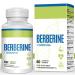 High doses Berberine HCL 1000mg - natural Berberine + Milk Thistle extract complex antioxidants for heart and circulation heart and liver - 60 vegan capsules 60 pieces (1 Pack)