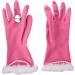 Diabolical Gifts Pink & Pearly Glamorous Washing-Up Gloves - Secret Santa Gift - One Size - Buy Online on GoSupps.com