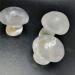 Natural Crystal Rough 1pc Natural Crystal White Cute Mushroom Ornaments Clear Stone Polished Mushroom Tool Desk Decor Home Goods Talla nica As Shown Mini - Buy Online on GoSupps.com