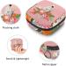 Stylish Menstruation Pad Bag with Zipper - Women's Tampon & Napkin Collection Bag (Gibbon Monkey Eating Banana) - Perfect for Girls & Women - Buy Online on GoSupps.com