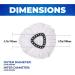 Official Spin Mop Replacement Head Refill 4 Pack for O Cedar Cyclone - Compatible with Ocedar - Buy Online on GoSupps.com
