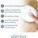 Alecto DBX110 Digital Babyphone - DECT Baby Monitor with 300m Range Compact Design LED Volume VOX Function & Low Radiation - White - Buy Online on GoSupps.com