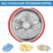 Electric Pill Crusher Grinder for Small or Large Pills - Medication & Vitamin Tablets to Fine Powder - Pill Pulverizer for Feeding Tube, Kids, Pets - Includes Brush, Spoon, Cloth - Buy Online on GoSupps.com