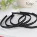 Motique Accessories Thin Satin Headbands for Women - 4 Pack Black - Buy Online on GoSupps.com