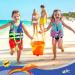 HeySplash Swim Vest for Kids - Child Size Watersports Flotation Device with Survival Whistle - Size M (35-55lbs) Indigo - Buy Online on GoSupps.com