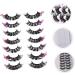 FOMIYES 7 Pairs False Eyelashes Fake Lashes Eyelashes with Color False Lash Color Lashes Fake Eyelashes Cluster Lashes Makeup Eyelashes Individual Lashes Artificial Fiber Extend Make up - Buy Online on GoSupps.com