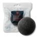 Erborian Charcoal Konjac Facial Sponge - Natural Great for Sensitive Oily and Acne Prone Skin - Korean Beauty Bath Scrub for Deep Cleansing and Exfoliation - for All Skin Types - Korean Skincare