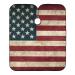 Vintage American Flag Barber Cape Waterproof Salon Hairdresser Cape with Adjustable Snap Closure for Men Women Salon and Home Use