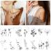 Dandelion Temporary Tattoos for Women - 14 Sheets, Waterproof and Realistic Flying Birds Butterfly Designs for Body, Leg, Arm, Hand, Wrist, Neck Decoration - Buy Online on GoSupps.com