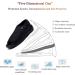 Gycdwjh Men's Adjustable Orthopedic Diabetic Shoes - Wide Width Open Toe Slippers for Arthritis & Edema - Size 9 Black - Buy Online on GoSupps.com