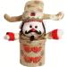 Laspi Chinese NewYear Candy Package Box God Of Wealth Figurine Candy Jar For Pastries Candy Spring Festival Candy Box Festive Decorations Yellow - Buy Online on GoSupps.com