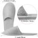 24 Pairs Non Slip Disposable Slippers - 11.02 x 4.33 inches - White, Light Gray, Black, Khaki - Buy Online on GoSupps.com