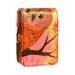 Lipstick Case Leather Lip Gloss Lipstick Organizer with Mirror Mini Lipstick Holder Bag Forest Animal Owl R789e3uwsl