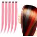Colorful Lop Ears Wig Colorful Straight Hair Extensions Girls Daily Prom Hairpin (Light Pink) - Buy Online on GoSupps.com