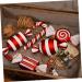 Alipis 2 pcs decorate pvc decorations Cosmetics Xmas Party Ornament Gift christmas tree Holiday Ornament outdoor decor Accessories christmas decorations household Christmas set Ornament Redx2pcs 15X6X6CMx2pcs - Buy Online on GoSupps.com