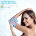 INNERNEED Silicone Body Scrubber Exfoliating Glove | Soft Bristles | Pack of 2 | Light Blue & Green | Improves Skin Health & Beauty - Buy Online on GoSupps.com