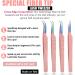 Professional Fiber Tip Lash Tweezers Set - Japanese Steel, Curved & Volume Lash Tweezers - Blush Pink - My Lash Tools - Buy Online on GoSupps.com