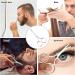 YUXIANLB 2PCS Professional Grooming Scissors Set - Hair Cutting, Eyebrow & Nose Trimmer, Facial Hair Removal - Stainless Steel (Silver) - Buy Online on GoSupps.com