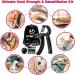 Fitbeast 5-Pack Hand & Finger Trainer Set - Adjustable Grip Wrist Trainer Stress Relief Ball - Optimal Strength & Flexibility Training - Buy Online on GoSupps.com