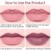 Xumann 2PCS Lip Liner and Lipstick Set Matte Long Lasting 24 Hour Waterproof Non-Stick Cup Nude Lip Kits - Buy Online on GoSupps.com