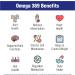 Natural Systems Omega 369 1000mg Softgels - Triple Omega 3-6-9 Flax Seed Oil Supplements for Heart Health - 100 Count - Buy Online on GoSupps.com
