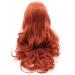 Xiweiya 360# Color Drag Queen Wigs - Long Copper Red Lace Front Wig | Heat-Resistant Fiber Hair - Buy Online on GoSupps.com