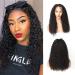 Kashyk Long Loose Black Curly Glueless Lace Front Wig | 24-Inch Heat Resistant Synthetic Hair for Women - Buy Online on GoSupps.com