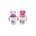 Disney Cudlie Minnie Mouse Baby Girl Sippers - 2 Pack, 6 Oz with Handles, Pop Up Straw, Character Molded Lid - Pink & Purple - 2 Count - Buy Online on GoSupps.com