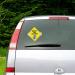 Cobee Baby on Board Car Warning Signs 2 Pcs | Safety Car Sign with Suction Cups | Baby in Car Sticker for Window Cling | Reusable & Durable Decal | Style-D - Buy Online on GoSupps.com