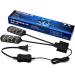 WEAVERBIRD Aquarium Light Double Head Model-X7 Gemini Fish Tank Light 15W 32 LED Planted Clip Lamp for 6mm Thick Fish Tanks - Buy Online on GoSupps.com