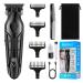 KEMEI 2269 Hair Clippers Men Professional T Blade Zero Gap Trimmer Electric Barber Trimmer Cordless Hair Clippers Rechargeable Beard Trimmer with LED Display
